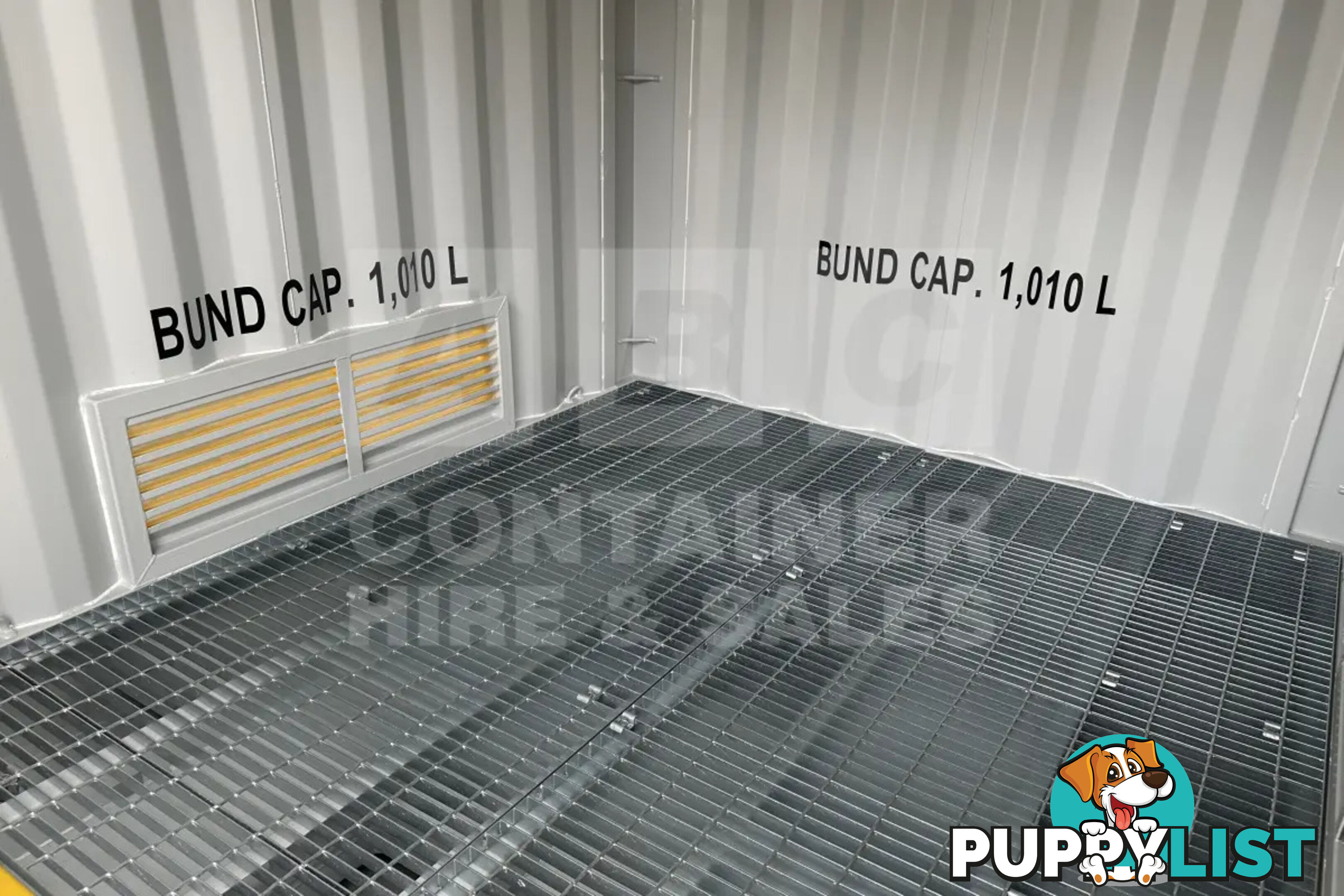 8' DANGEROUS GOODS SHIPPING CONTAINER (4 CORNER POST)