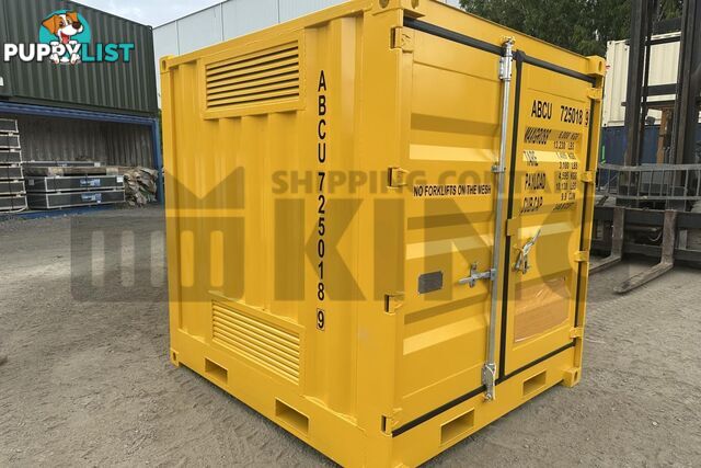 8' DANGEROUS GOODS SHIPPING CONTAINER (4 CORNER POST)