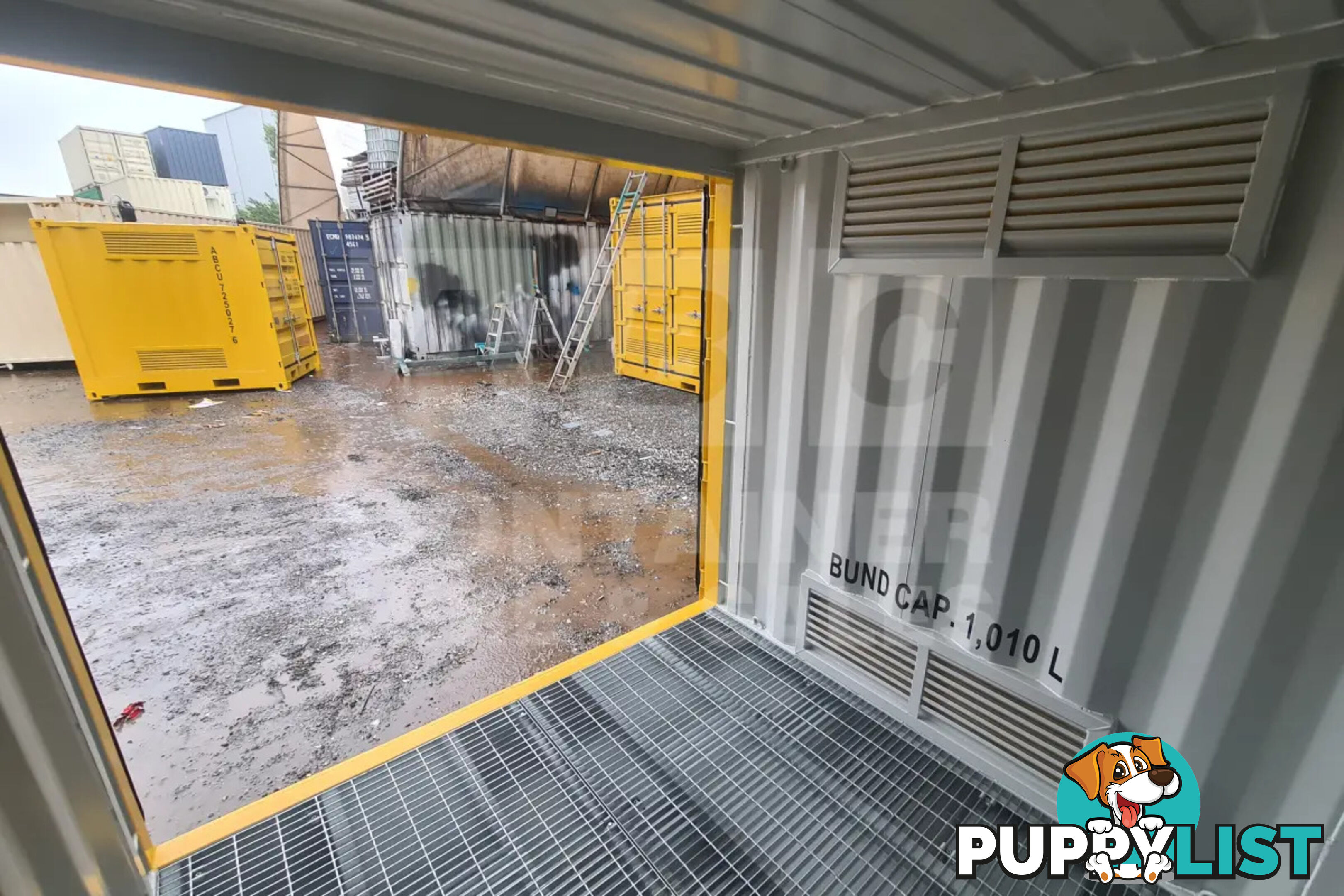 8' DANGEROUS GOODS SHIPPING CONTAINER (4 CORNER POST)