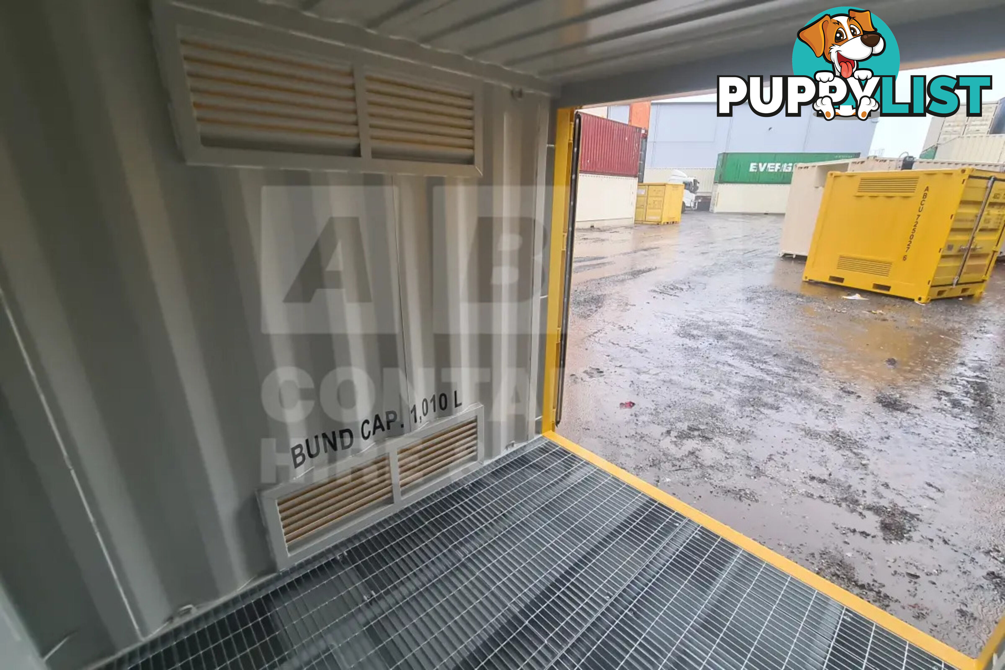 8' DANGEROUS GOODS SHIPPING CONTAINER (4 CORNER POST)