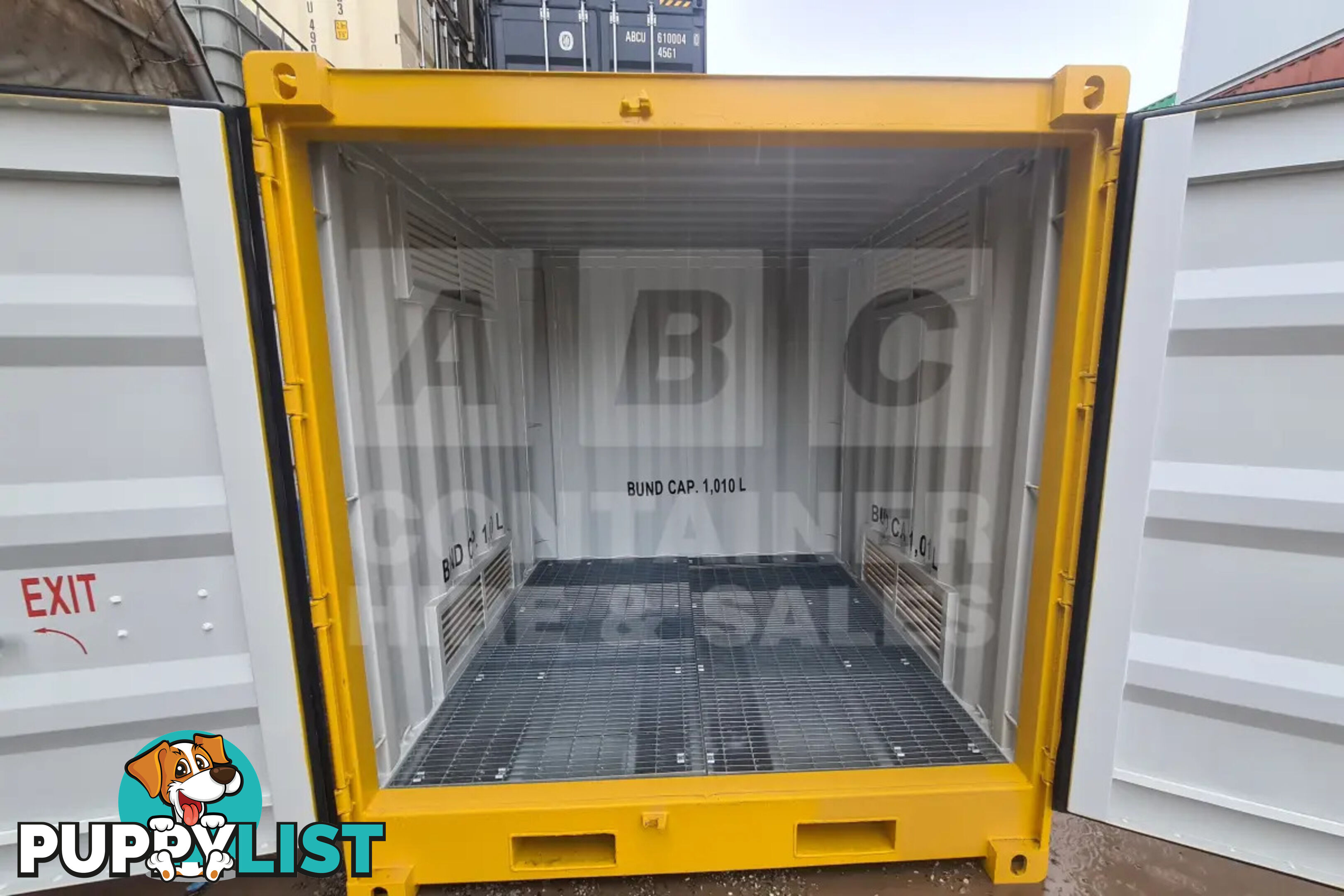 8' DANGEROUS GOODS SHIPPING CONTAINER (4 CORNER POST)