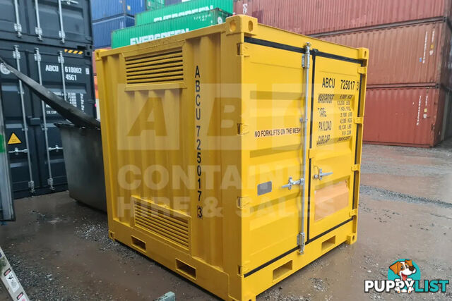 8' DANGEROUS GOODS SHIPPING CONTAINER (4 CORNER POST)