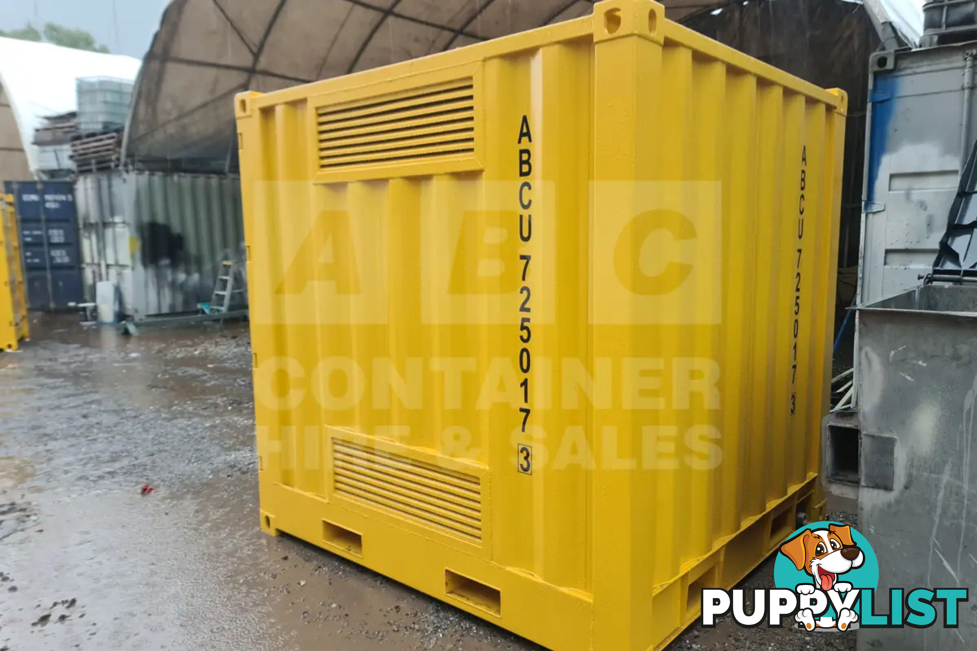 8' DANGEROUS GOODS SHIPPING CONTAINER (4 CORNER POST)