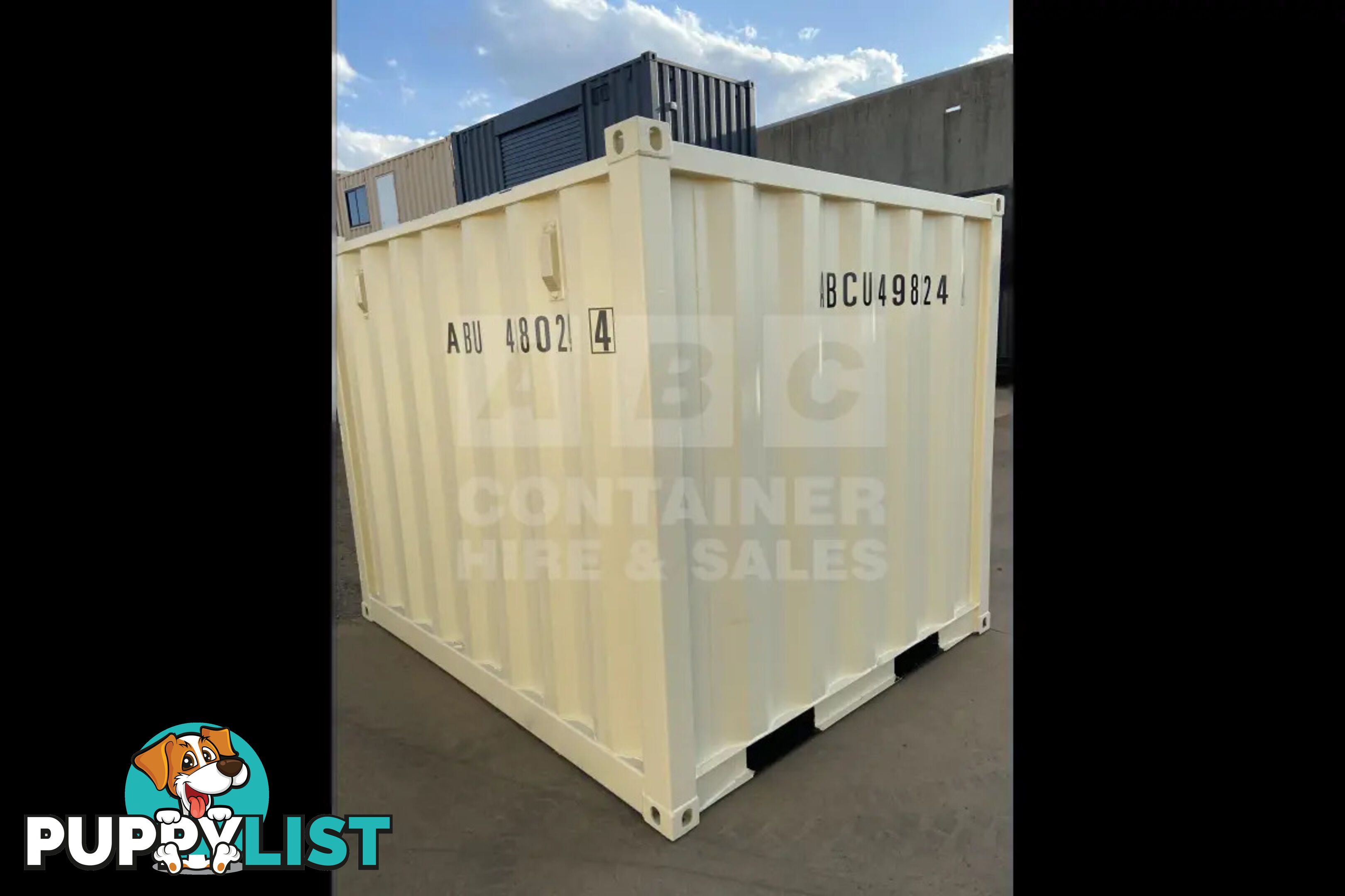 7' MINI CUBE SHIPPING CONTAINER