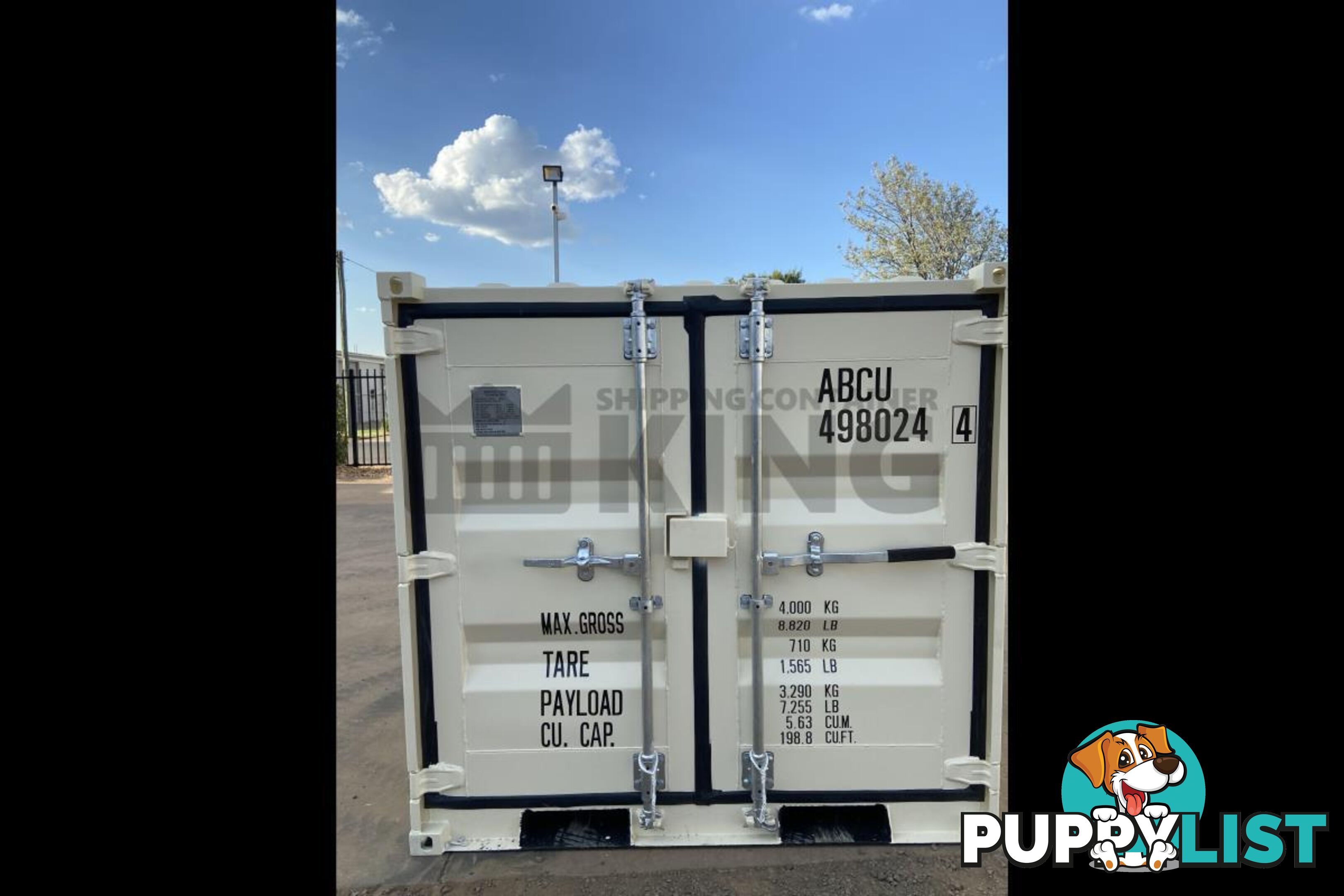 7' MINI CUBE SHIPPING CONTAINER - in Toowoomba