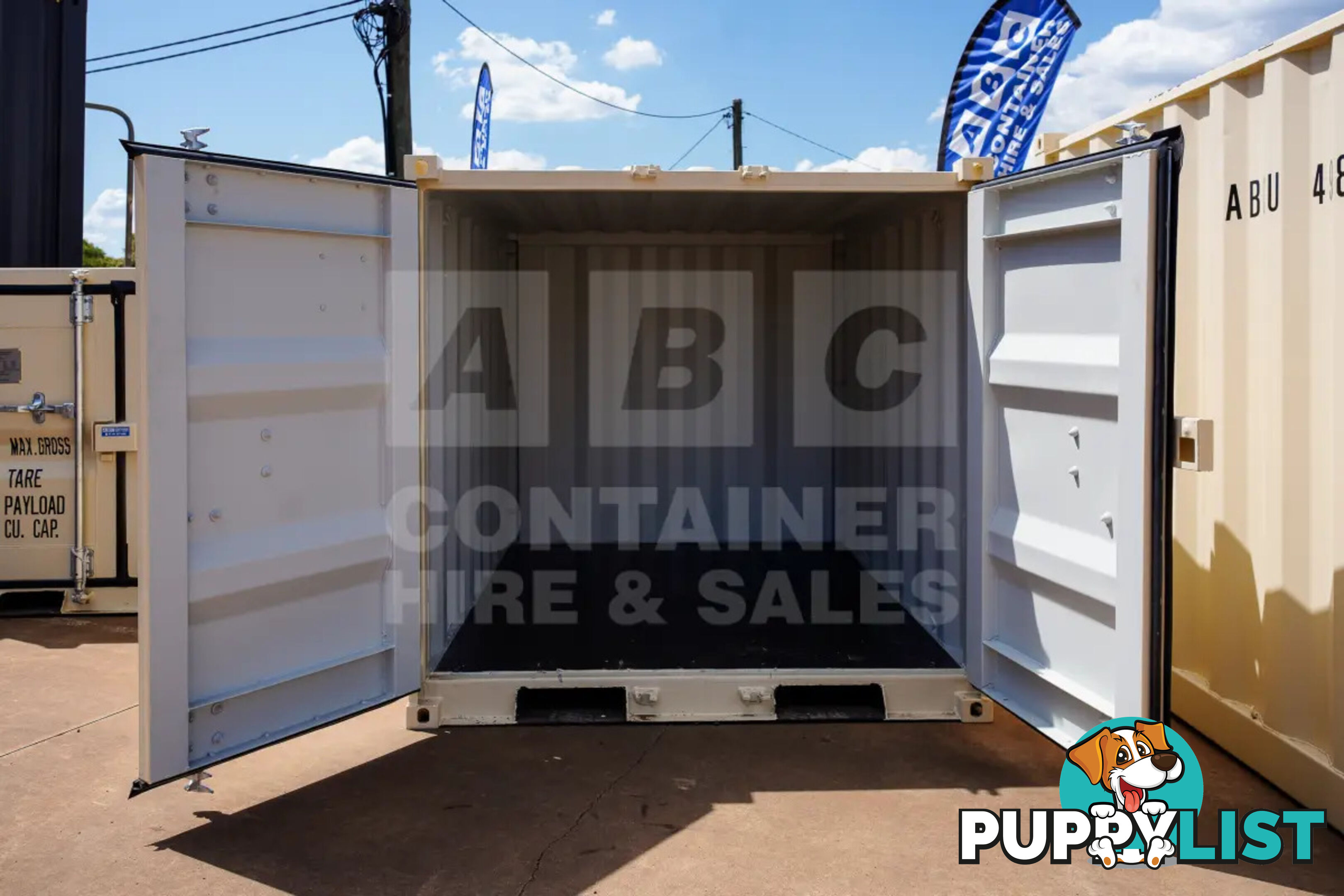 7' MINI CUBE SHIPPING CONTAINER