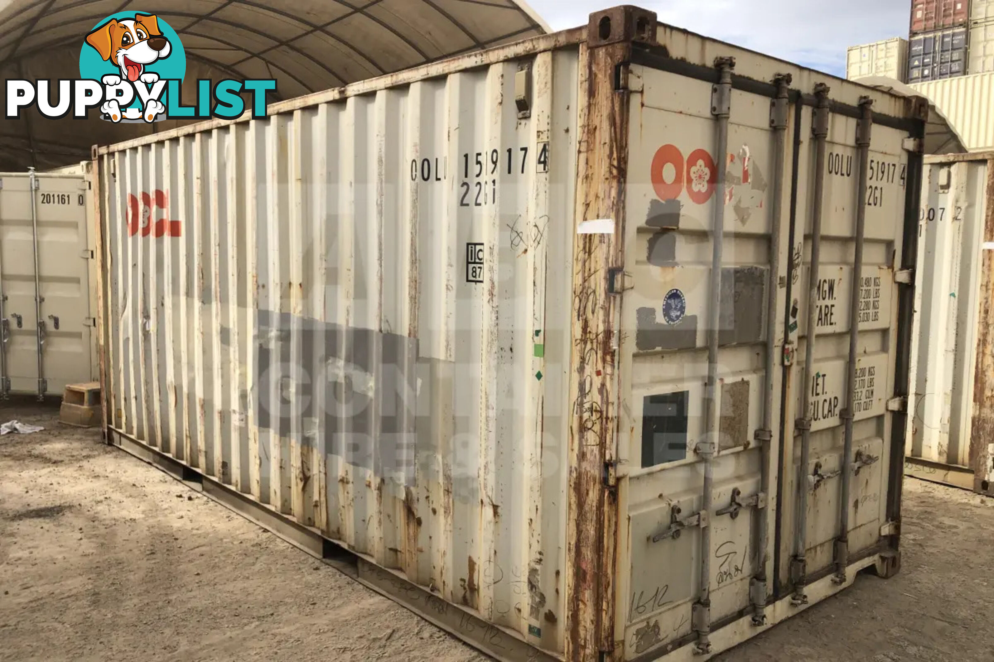 20' STANDARD HEIGHT SHIPPING CONTAINER