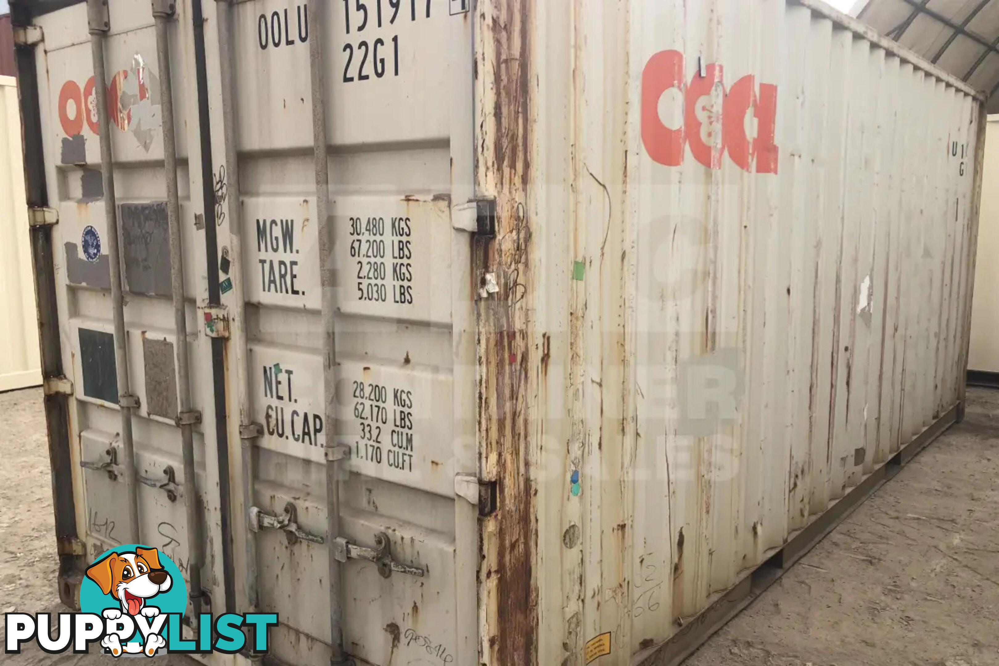 20' STANDARD HEIGHT SHIPPING CONTAINER