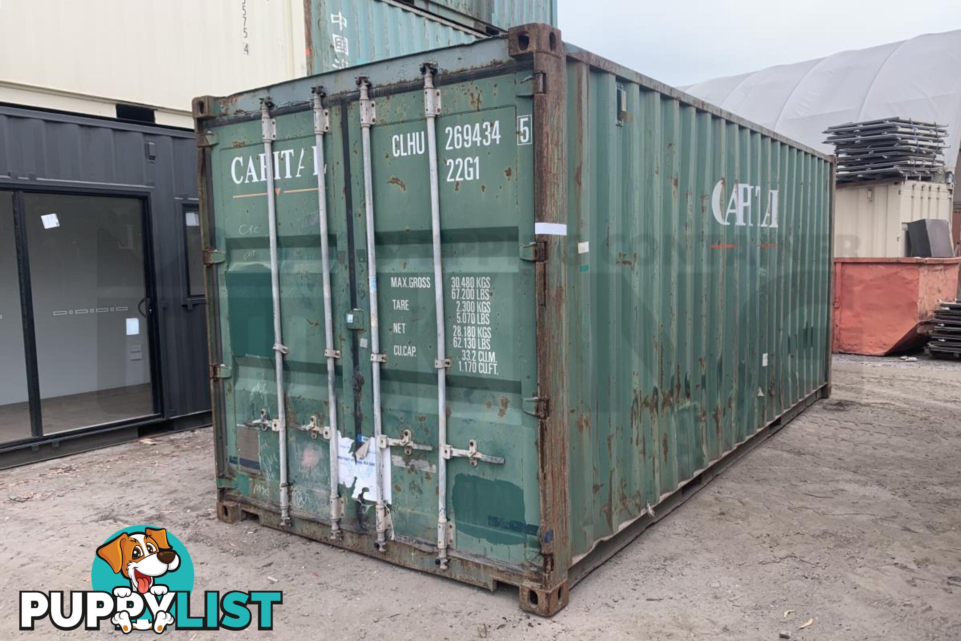 20' STANDARD HEIGHT SHIPPING CONTAINER - in Toowoomba