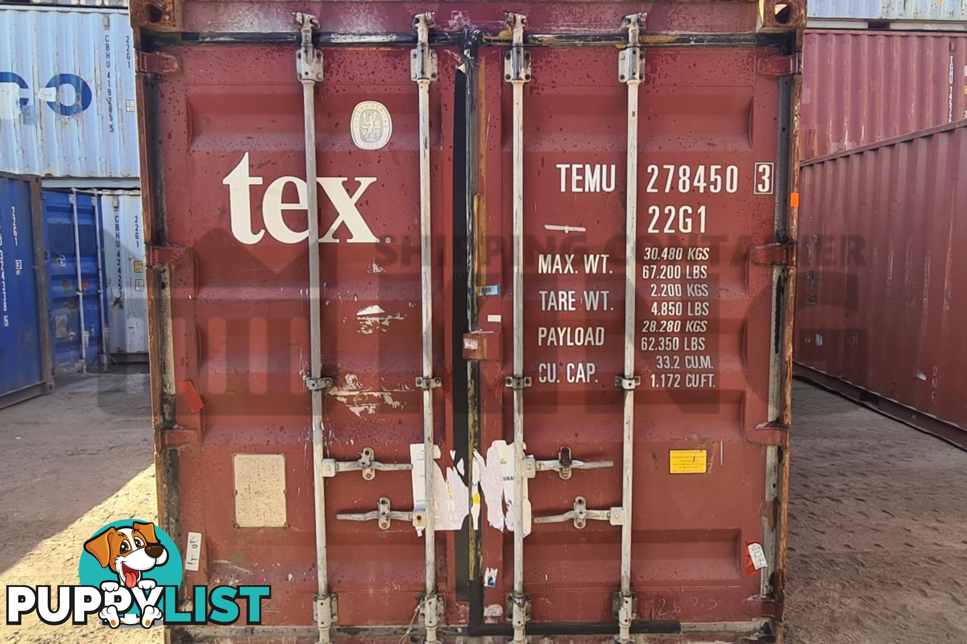 20' STANDARD HEIGHT SHIPPING CONTAINER