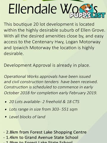Lot 9/146 Bagnall Street ELLEN GROVE QLD 4078