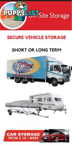 Onsite Safe & Secure Storage - 24 /7 Access