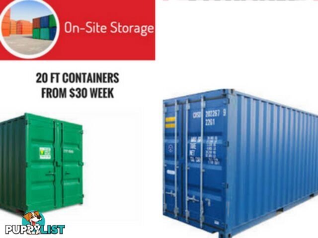 Onsite Safe & Secure Storage - 24 /7 Access