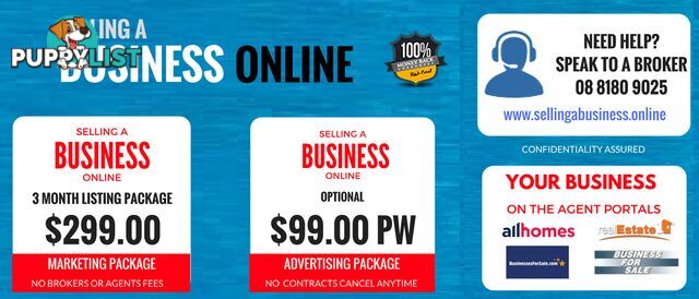 The Most Cost Effective Way To Sell Your Business  $299 No Agents or Broker Fees 