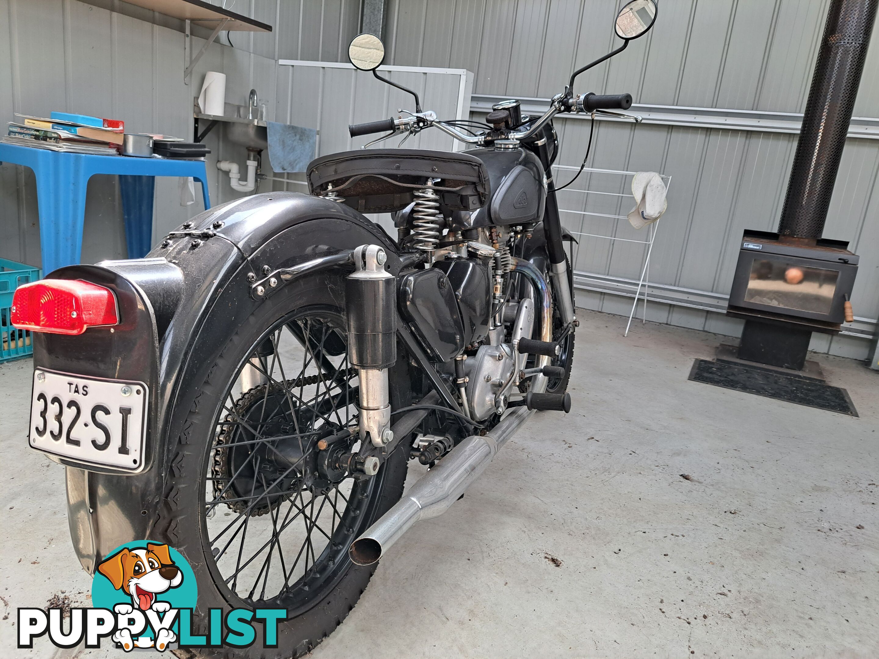 1952 AJS MOTORCYCLE 18 (18s) 500cc
