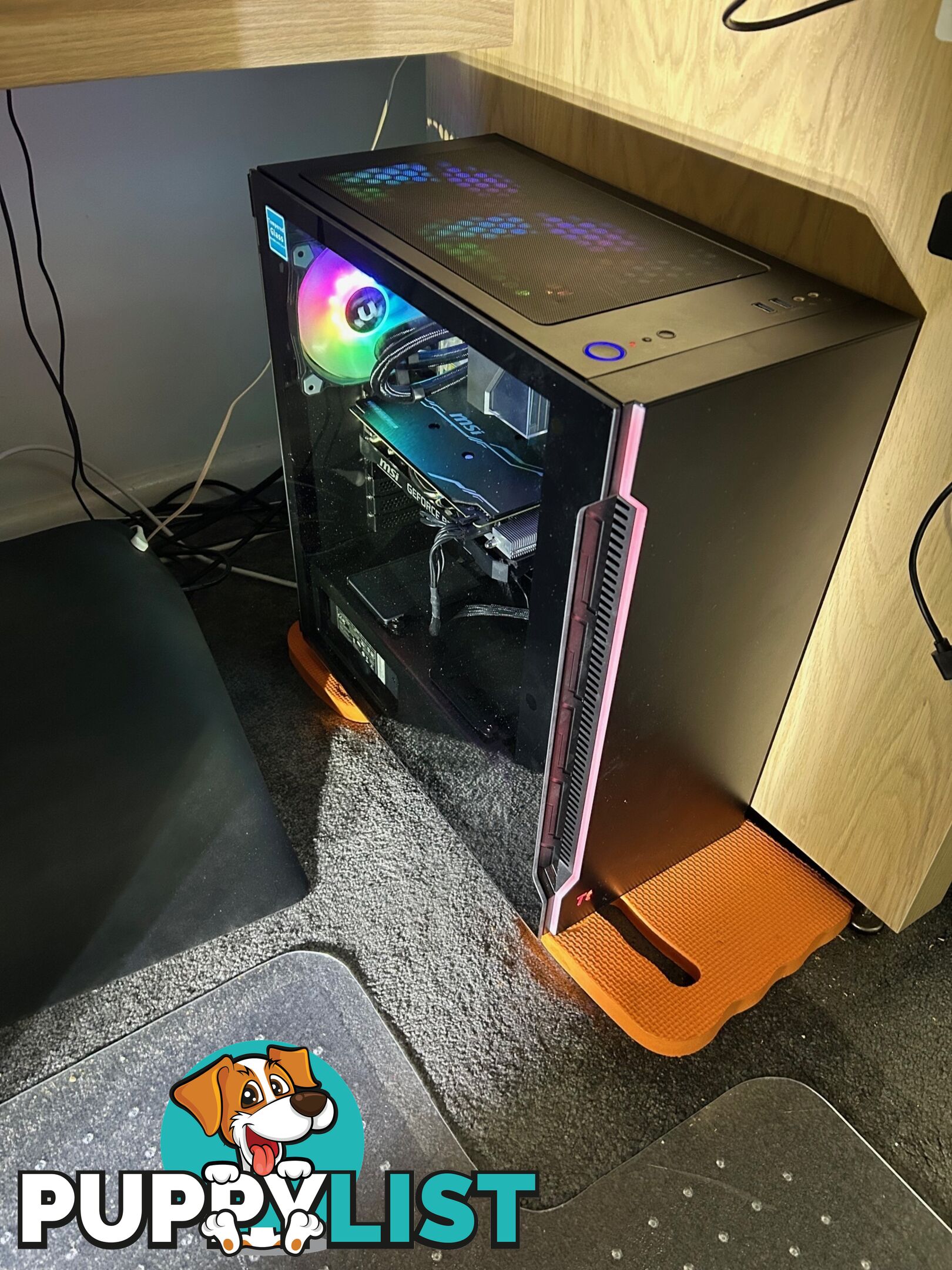 MSI Infinity A Computer 512gb NVME + 64gb Ram in Thermaltake Case.