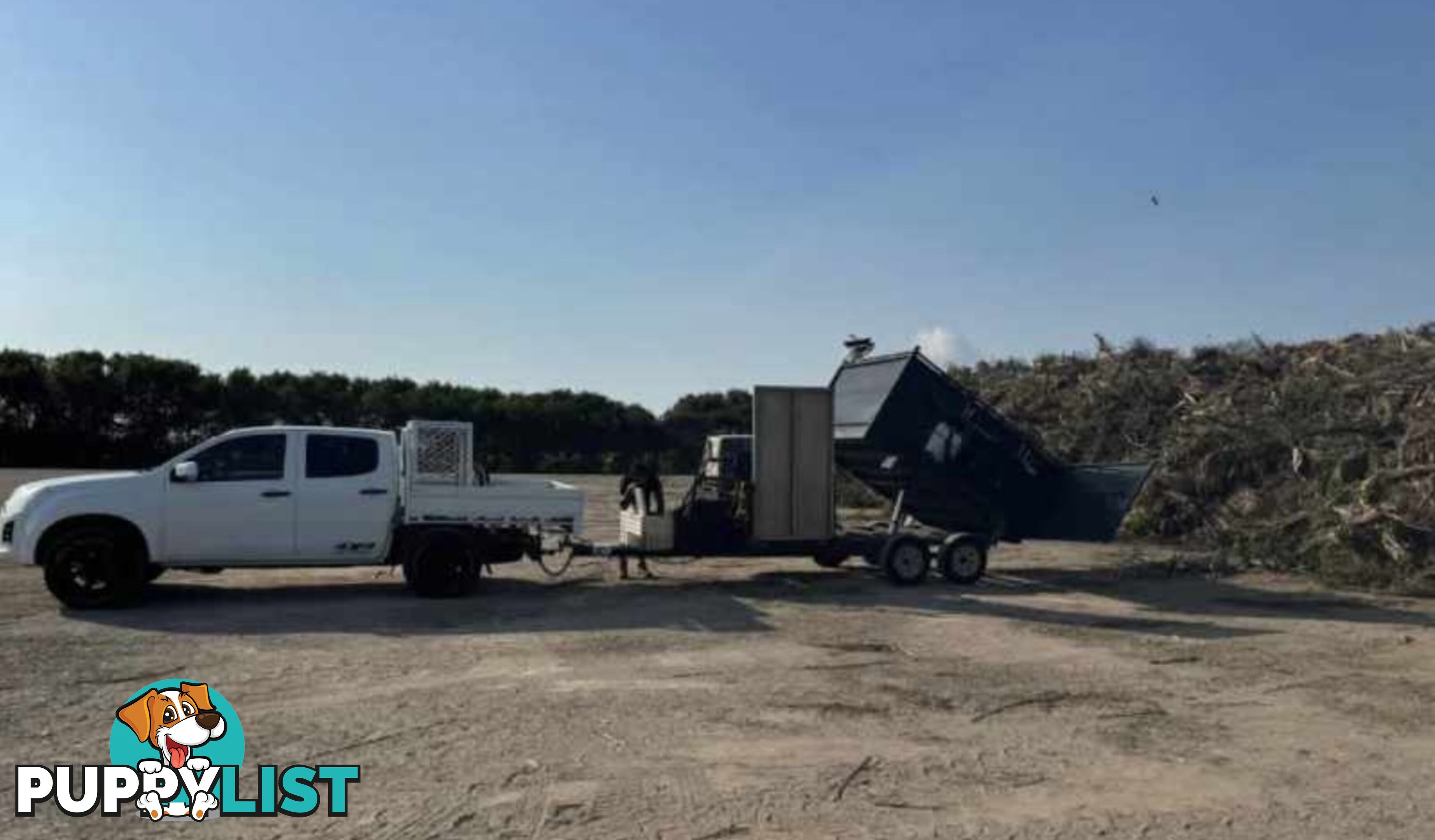 Heavy-Duty Hydraulic Tipper Trailer Australian Pacific 8x6