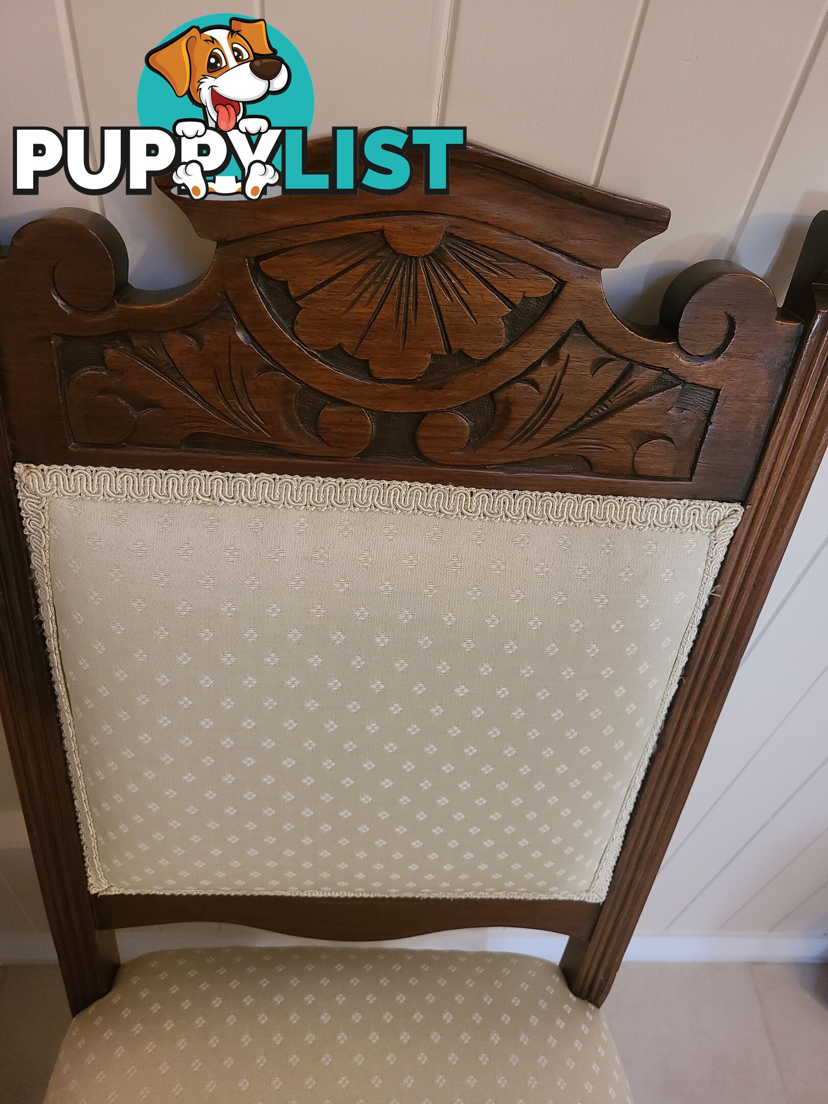 2 antique edwardian dining  chairs