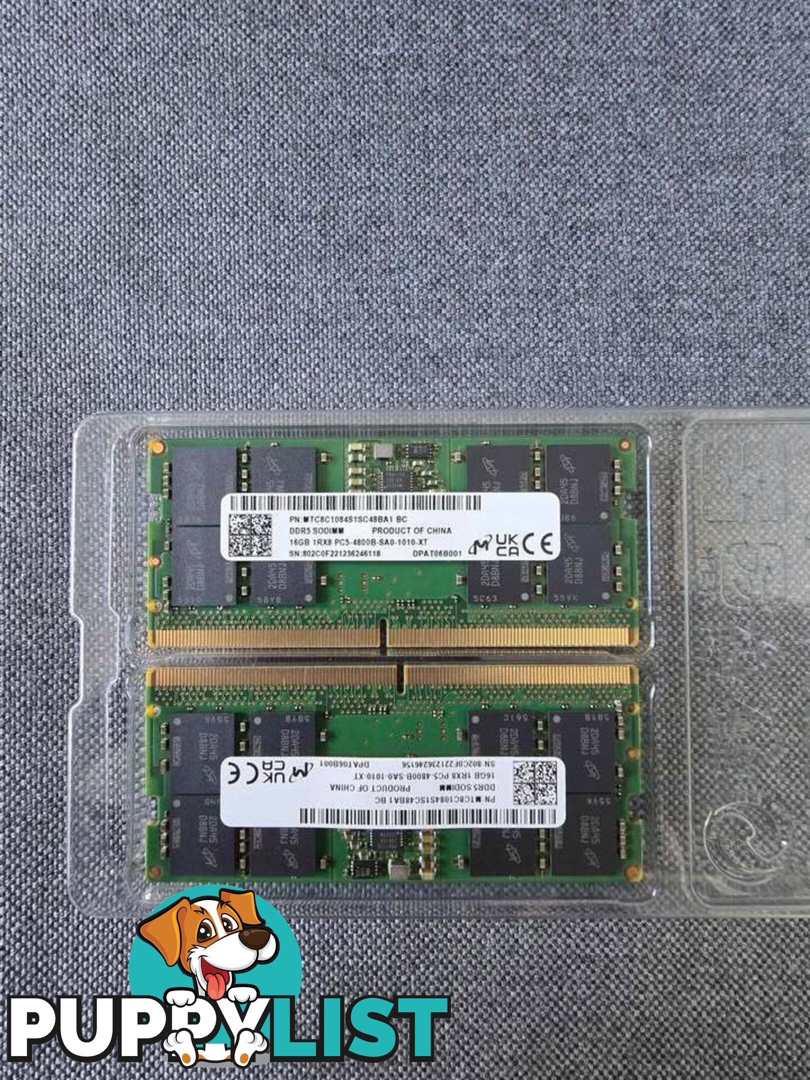 2X16Gb DDR5 SODIMM(32Gb kit)