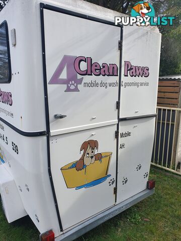 Mobile Dog Washing Trailer