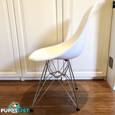 💺4 X MCM-style Eames Replica DSW Eiffel Tower Dining Chairs White