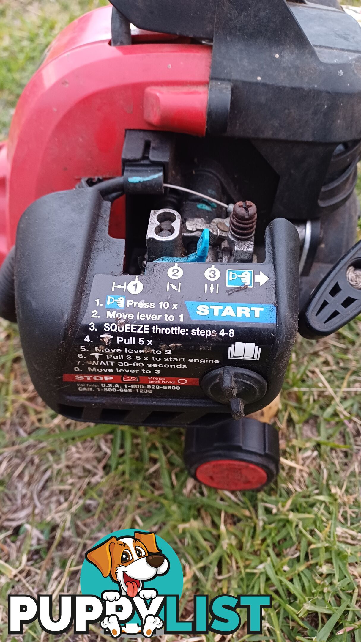 Used Line Trimmer Working Troy Bilt TB80 EC 27cc Straight Shaft Pickup Only