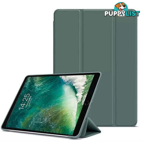 Shockproof Smart Cover TPU Case For iPad 5th Gen 9.7" - Dark Green