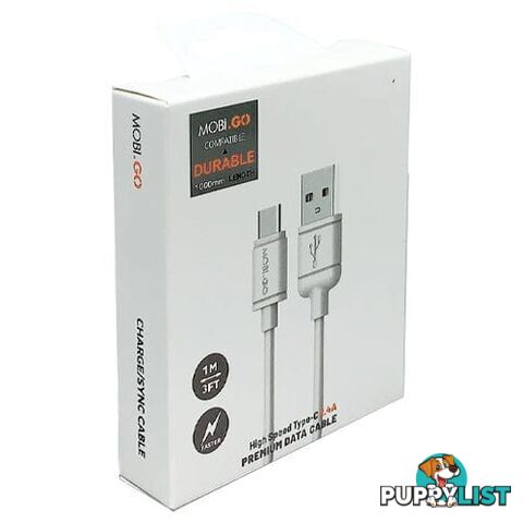 MOBiGO 1M Type C USB Data Cable