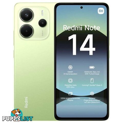 Xiaomi Redmi Note 14 (Dual SIM 8GB RAM 256GB 4G) - No NFC