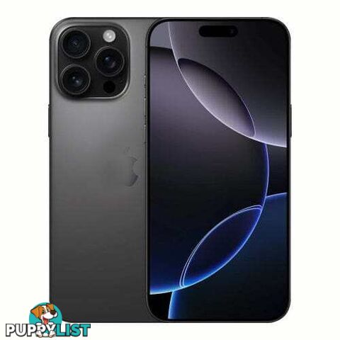 Refurbished Apple iPhone 16 Pro (256GB 5G) - Black Titanium - As New