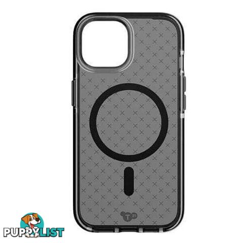 Tech21 Evo Check MagSafe Case for iPhone 15 Pro Max - Smokey