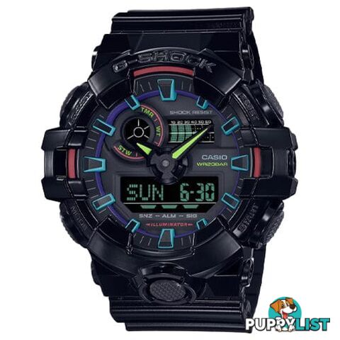 Casio G-Shock Watch GA-700RGB-1A