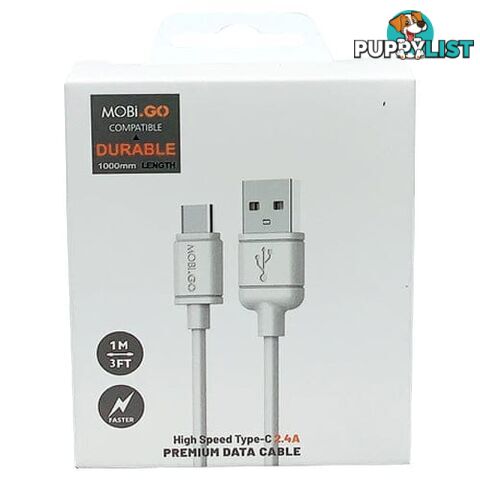 MOBiGO 1M Type c to Lightning Data Cable