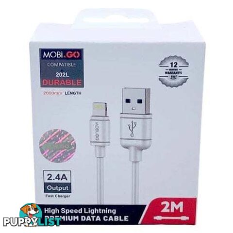 MOBiGO 2M Type C USB Data Cable