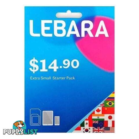 Lebara $14.90 Prepaid SIM