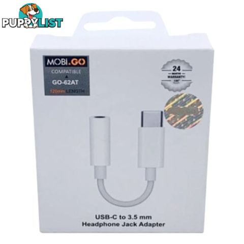 MOBiGO Type C to 3.5mm Aux Headphone Jack Adapter