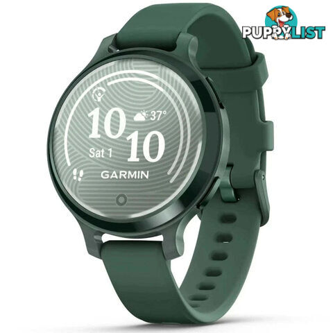 Garmin Lily 2 Active Stylish Smartwatch Jasper Green with Jasper Green Silicone Band