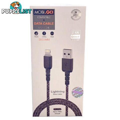 MOBiGO 2M Lightning Data Cable