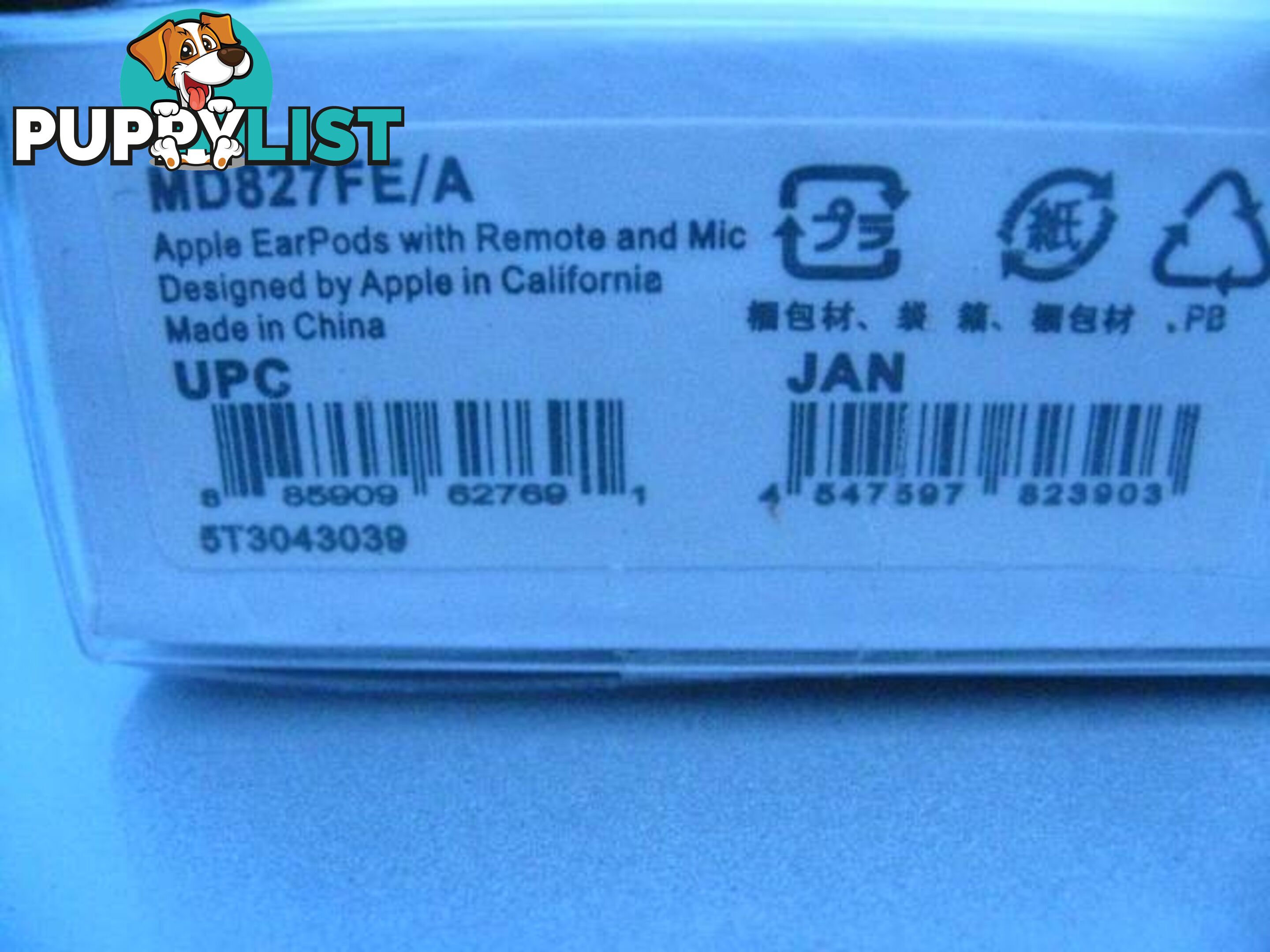 GENUINE Apple EarPods with Remote and Mic SEALED UN-OPENED