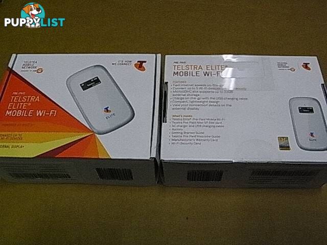 NEW PREPAID HOTSPOT Telstra Elite Mobile Wifi Modem WITH 3GB DATA