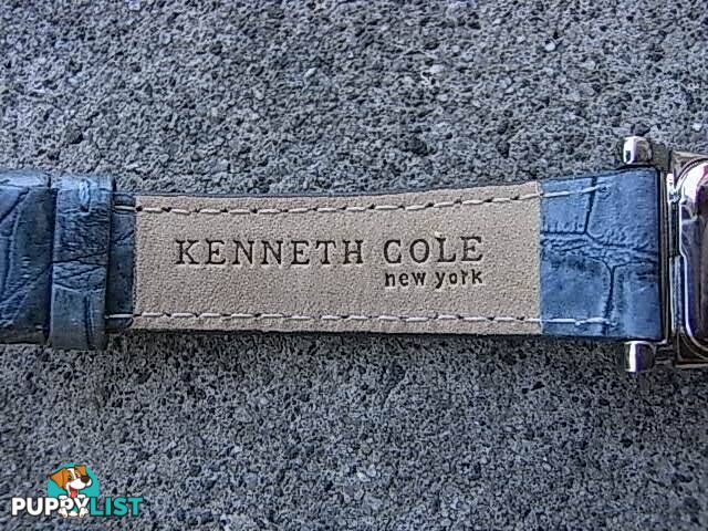 NEW Kenneth Cole New York Tonneau Leather Watch