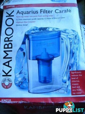 NEW Kambrook Aquarius Filter Water Carafé