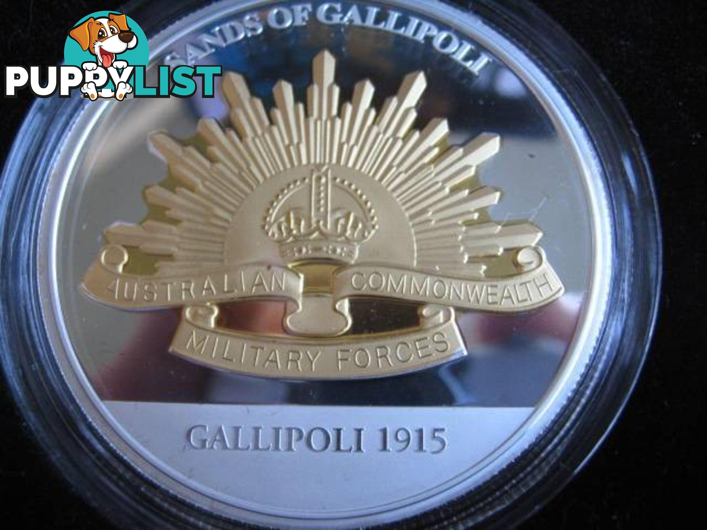 Sands of Gallipoli Set of Two Limited Edition Medallions 2oz silv