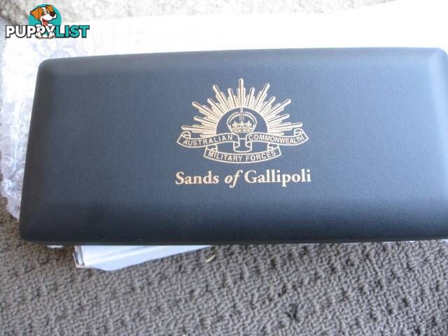 Sands of Gallipoli Set of Two Limited Edition Medallions 2oz silv