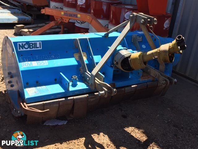 FOR SALE   1.5M NOBILI MULCHER  HIGH BODY NOBILI SECOND HAND MULCHER WITH HAMMER BLADES.  $4250+GST 