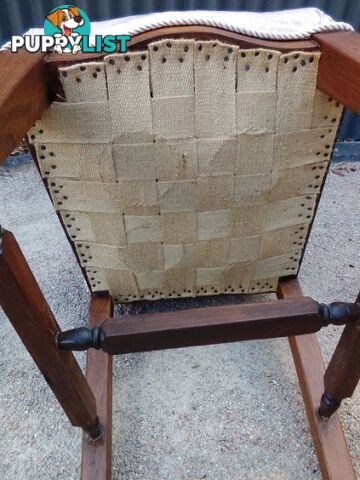 Pair of fully restored antique chairs