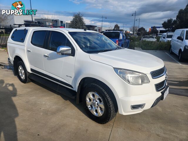 2013 HOLDEN COLORADO LTZ (4x2) RG CREW CAB P/UP