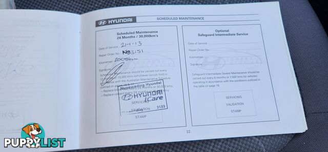 2010 Hyundai i20 PB MY13 ACTIVE Hatchback Manual