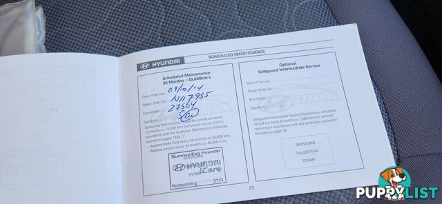 2010 Hyundai i20 PB MY13 ACTIVE Hatchback Manual