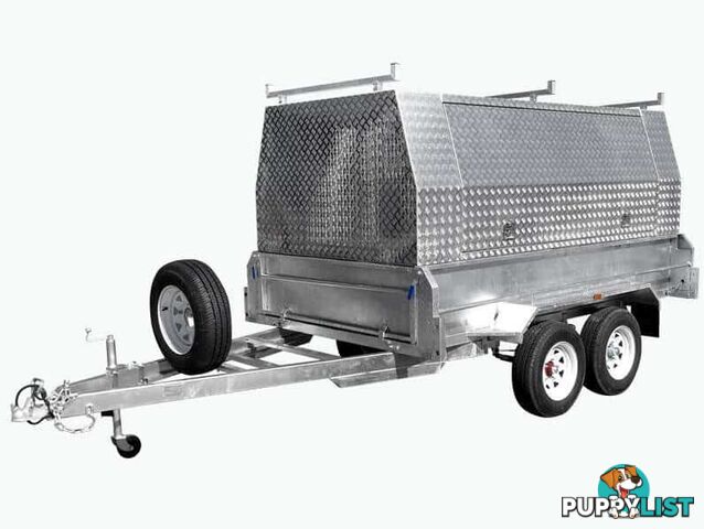 10Ã6 Tandem Builders / Tradesman Trailer For Sale (Aluminium Canopy)